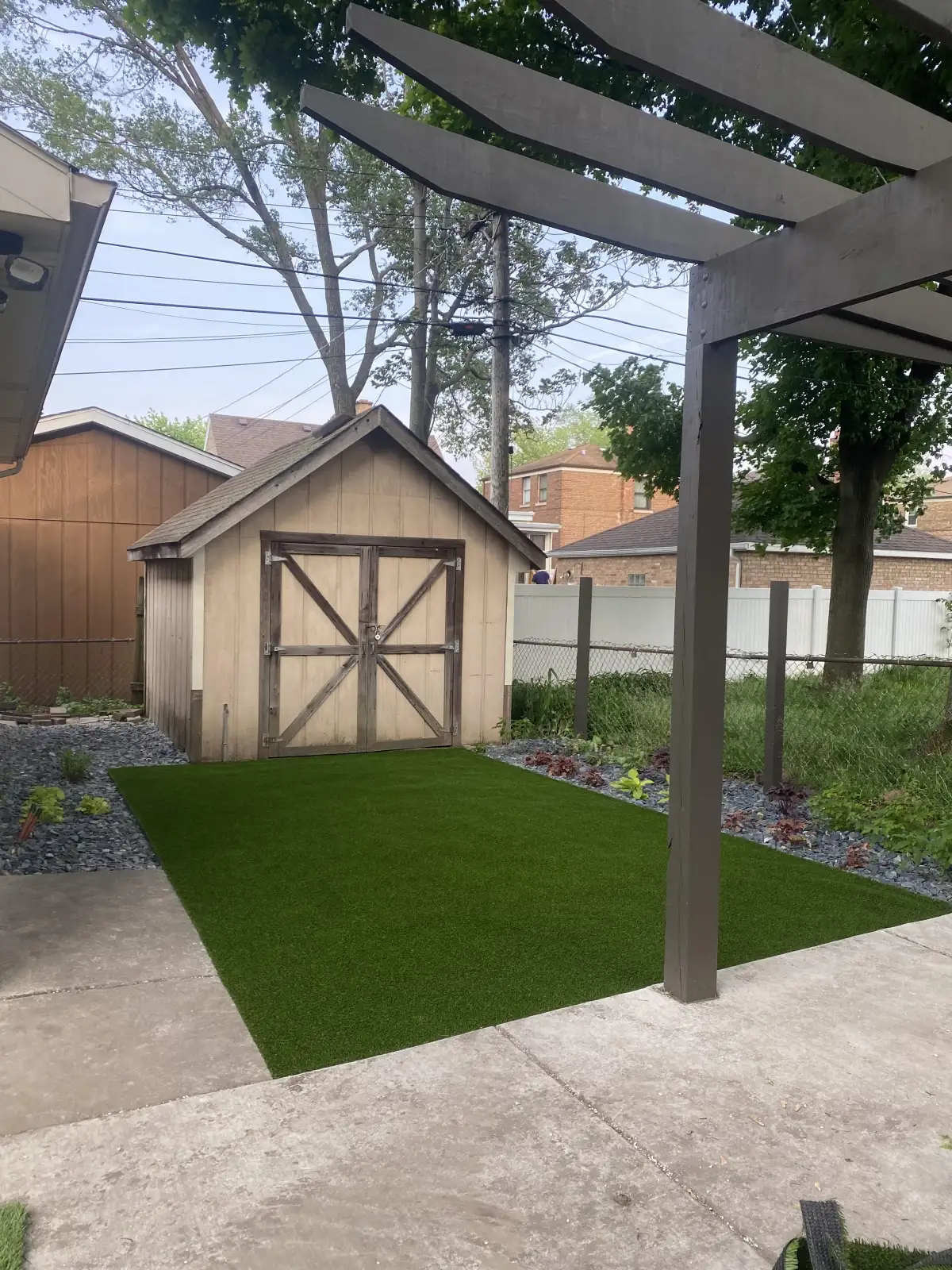 Compact backyard putting green planning in Southwest Michigan