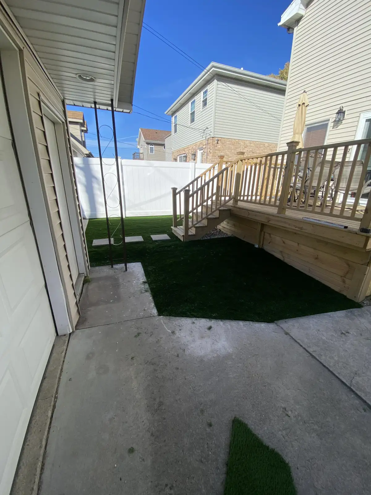 Synthetic turf project near Saginaw Michigan