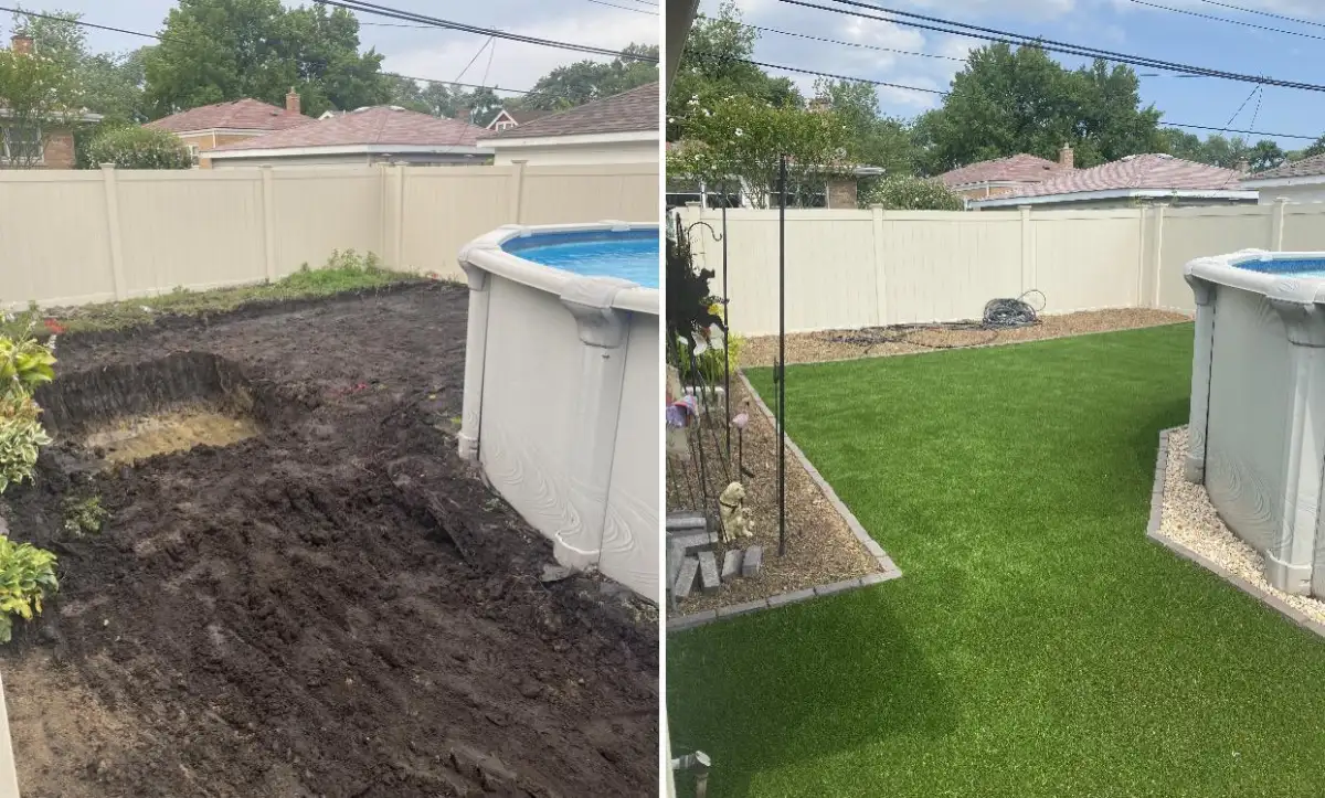 Synthetic turf project near Mount Pleasant Michigan