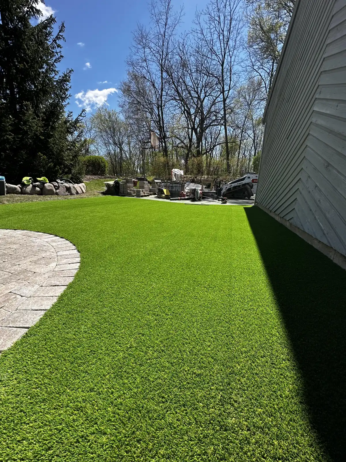 Synthetic turf project near Hudsonville Michigan