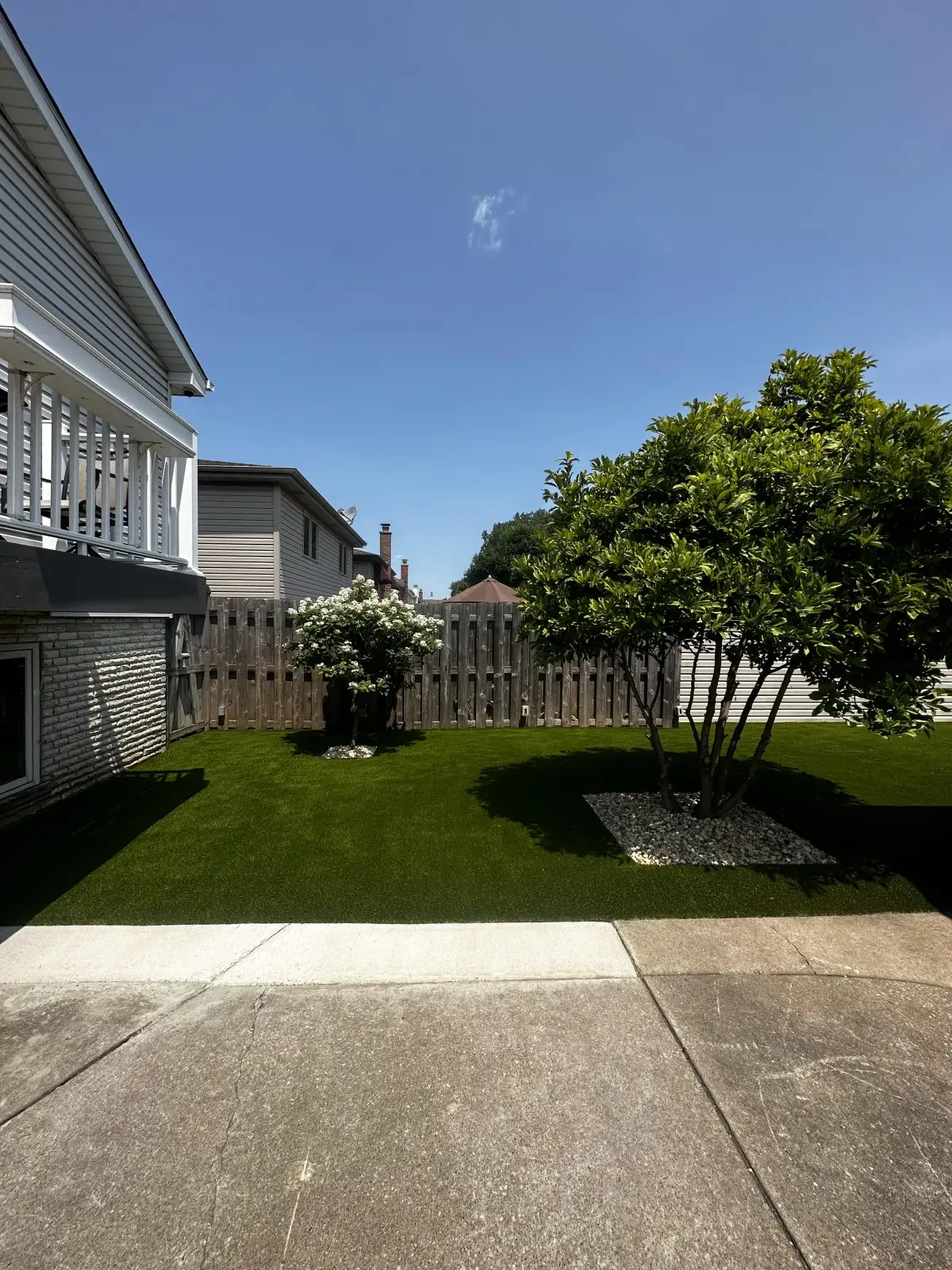 Synthetic turf project near Rockford Michigan
