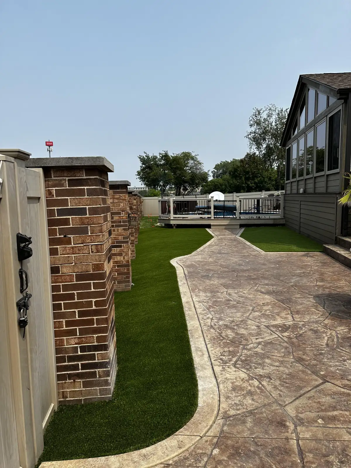 Synthetic turf project near Kentwood Michigan