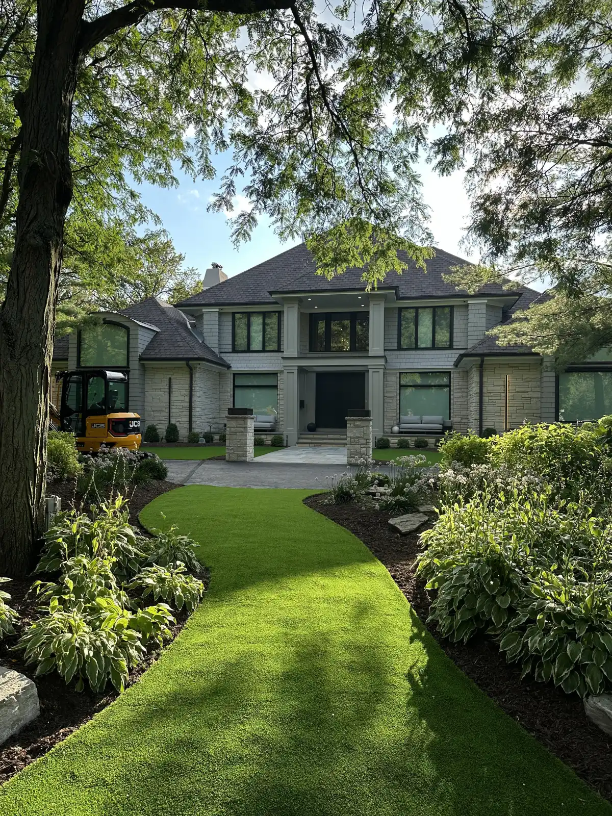 Synthetic turf project near North Muskegon Michigan